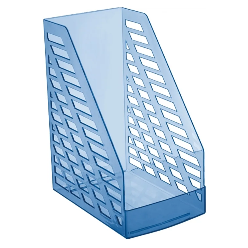 Лоток вертикальный СТАММ "XXL" тонированный голубой