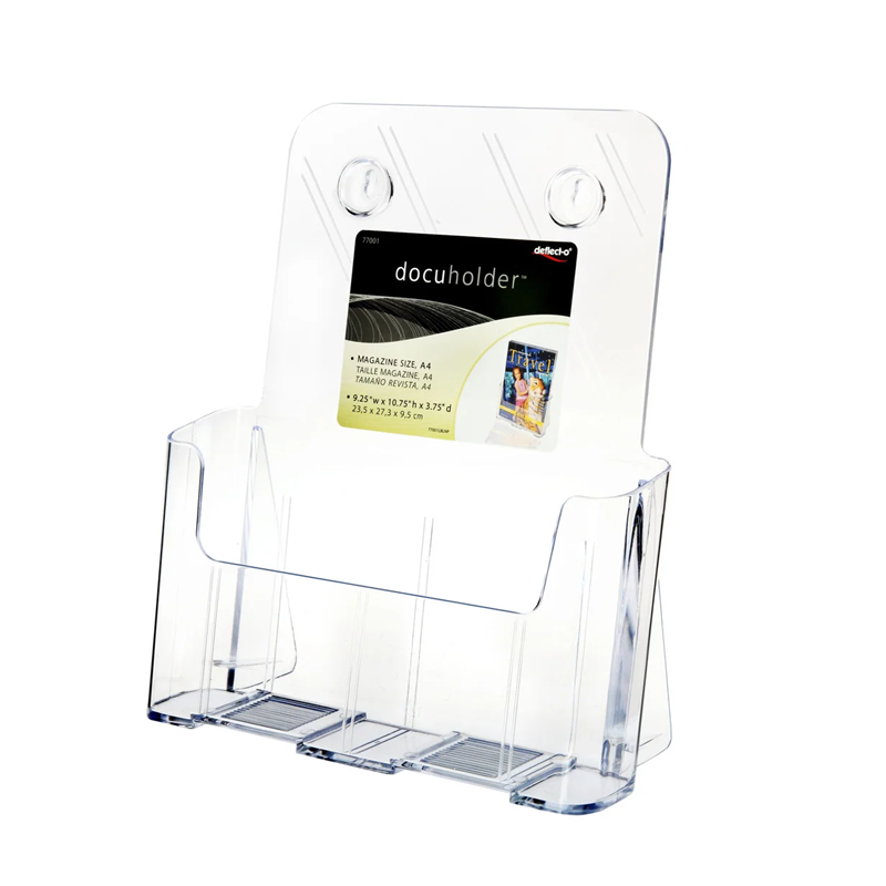 Настольный/подвесной холдер DEFLECTO "77001" А4, прозрачный