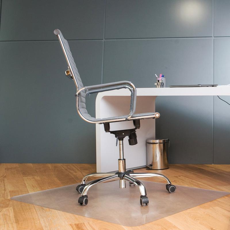 Коврик защитный BRABIX поликарбонат, рельефный, 100*120 см, прозрачный