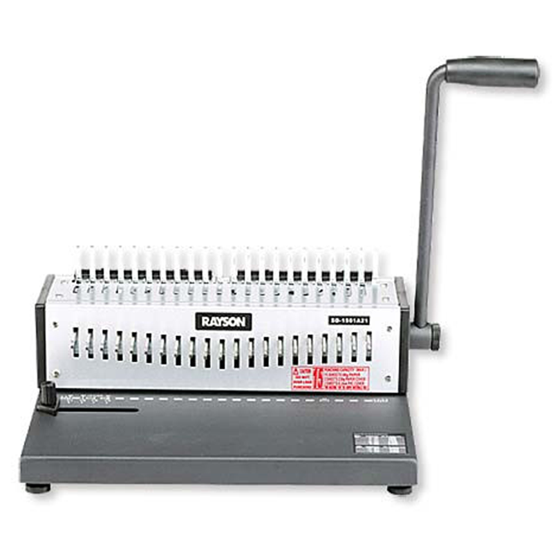 Переплетная машина RAYSON SD-1501A21 пробивает до 15 листов, сшивает до 220 листов
