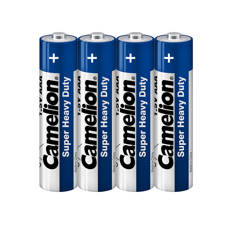 Батарейки CAMELION "Super Heavy Duty" ААА (R03P) солевые, 4 шт в пленке