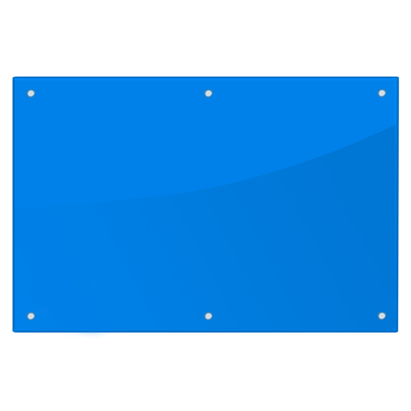 Доска стеклянная ASKELL "STANDART" 120*240 см, магнитно-маркерная, голубая
