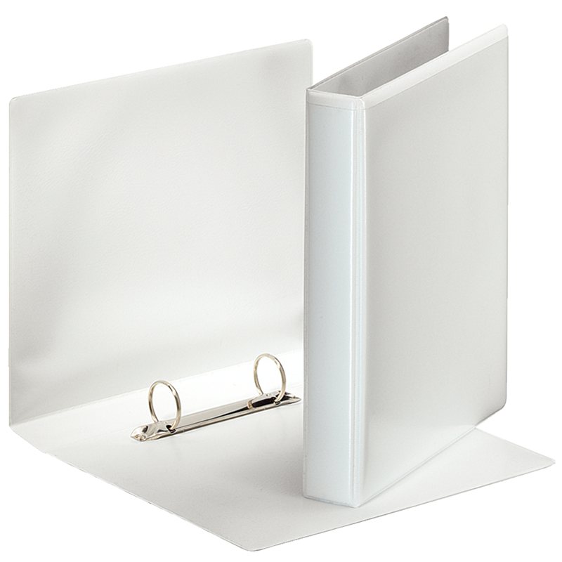 Папка на 2 кольцах Eisear корешок 80 мм, белая