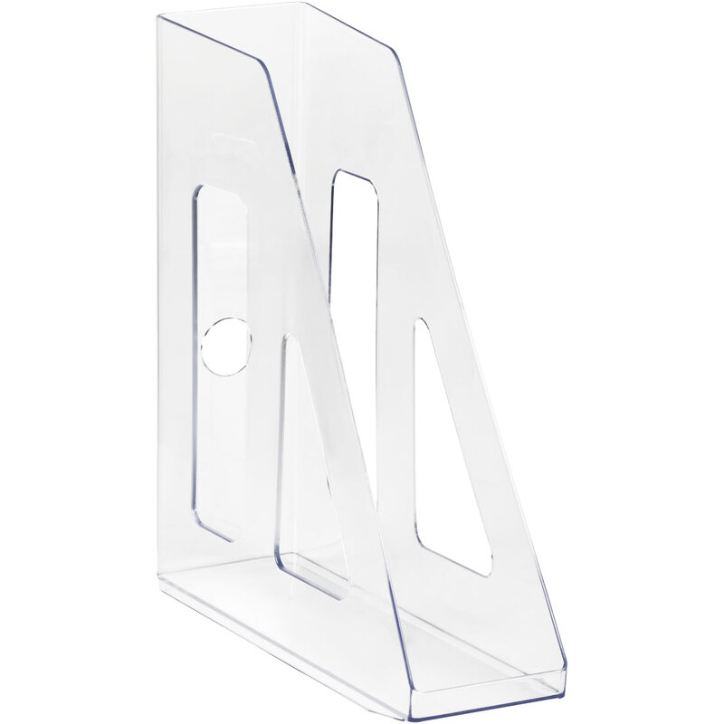 Лоток вертикальный СТАММ "Актив" прозрачный