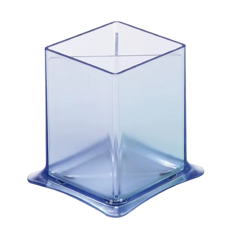 Подставка-стакан Kejea 70*100 мм, пластик, прозрачный голубой