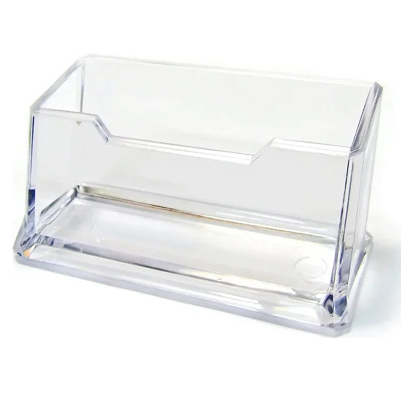 Подставка для визиток Foska 11*5*5 см, пластик, прозрачный