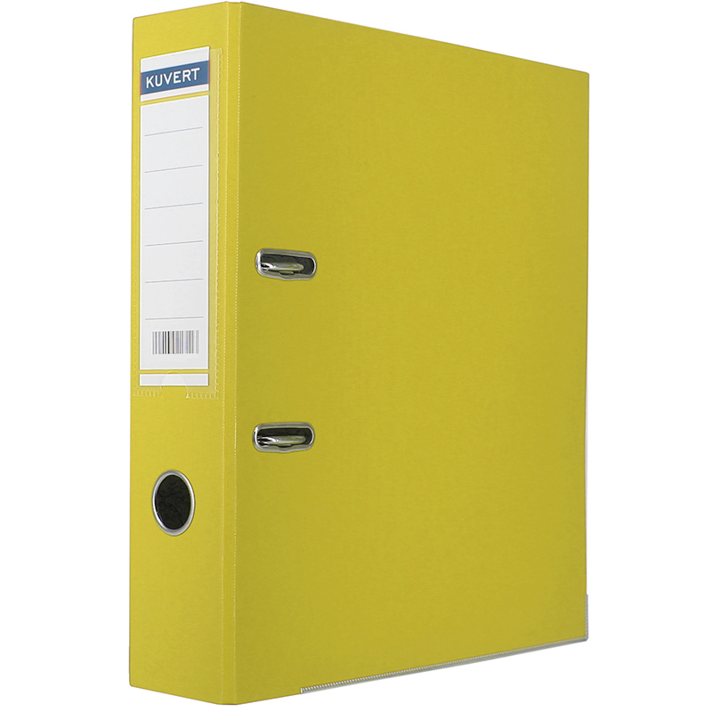 Папка-регистратор KUVERT А4, 72 мм, желтый
