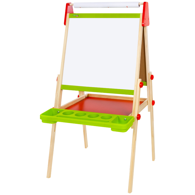 Доска-мольберт магнитно-маркерная и меловая BRAUBERG "Растущая" 48*43 см, двусторонняя, 3 в 1