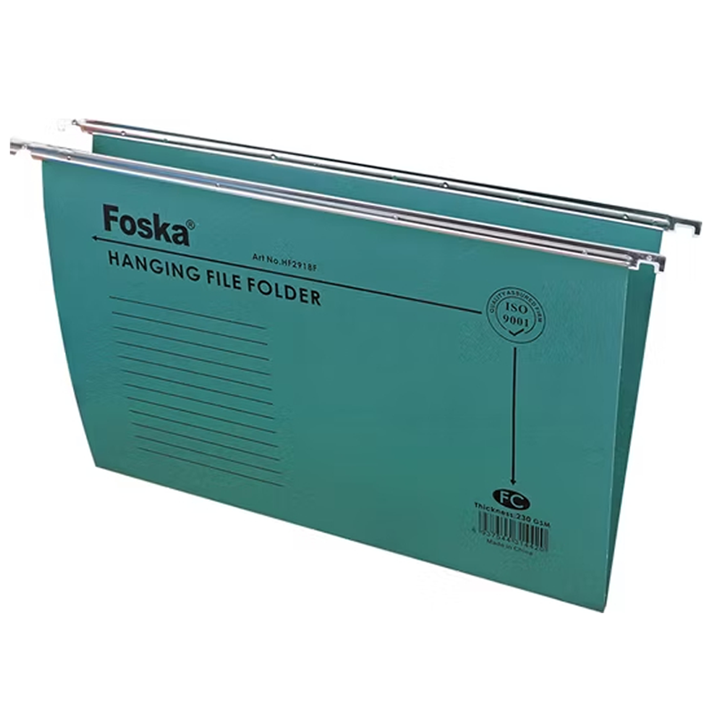 Папка подвесная Foska "FC" А4, зеленая