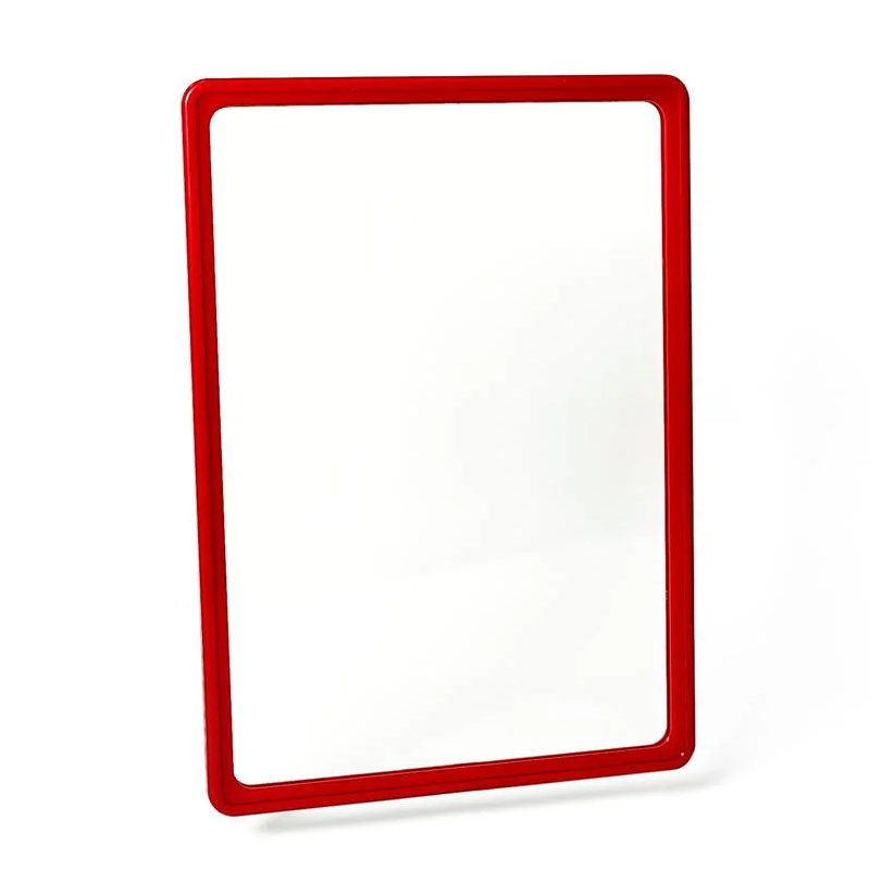 Пластиковая рамка с карманом-протектором формата PF-A4 красная
