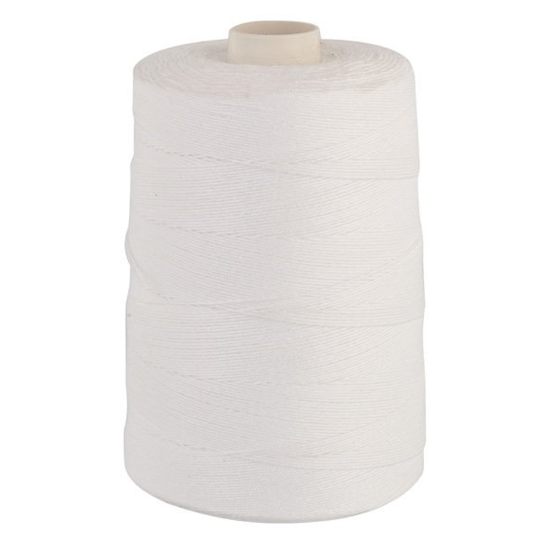 Нить для прошивки документов диаметр 1 мм, хлопок, 1000 гр, белая