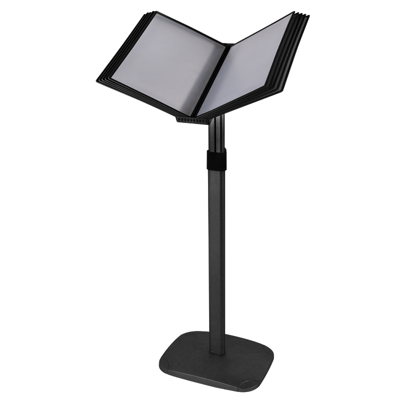 Демосистема напольная BRAUBERG с 10 чёрными панелями