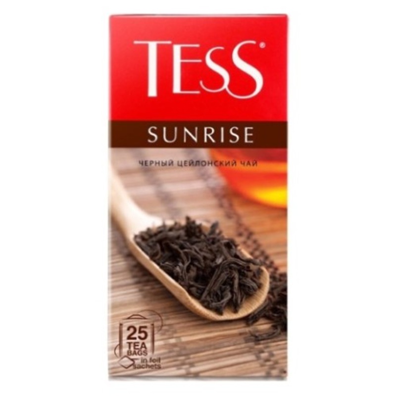 Чай TESS SUNRISE черный, 25 пакетиков