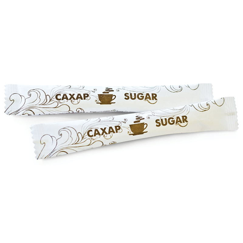 Сахар в стиках порционный 5 гр, 200 пакетиков