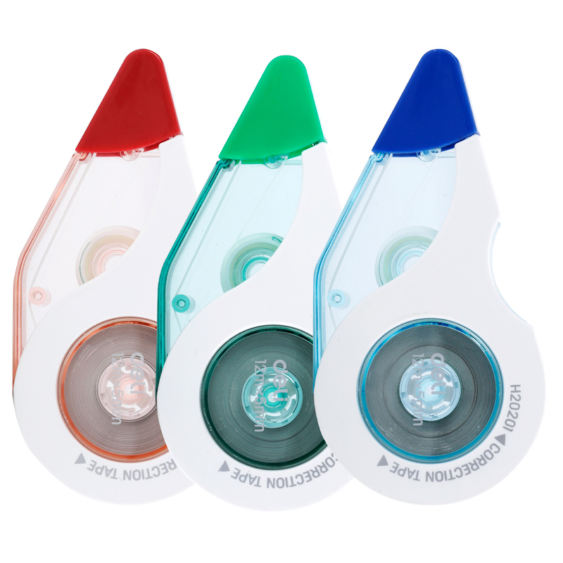 Корректирующая лента DELI "Stronger adhesion" 5 мм х 12 м, ассорти