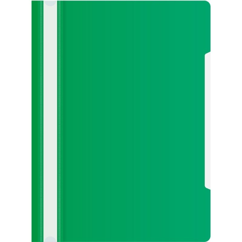 Папка-скоросшиватель БЮРОКРАТ А4, 160 мкм, зеленая