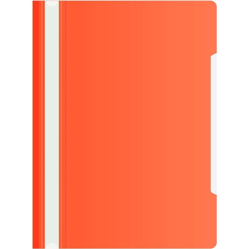 Папка-скоросшиватель БЮРОКРАТ А4, 160 мкм, красная