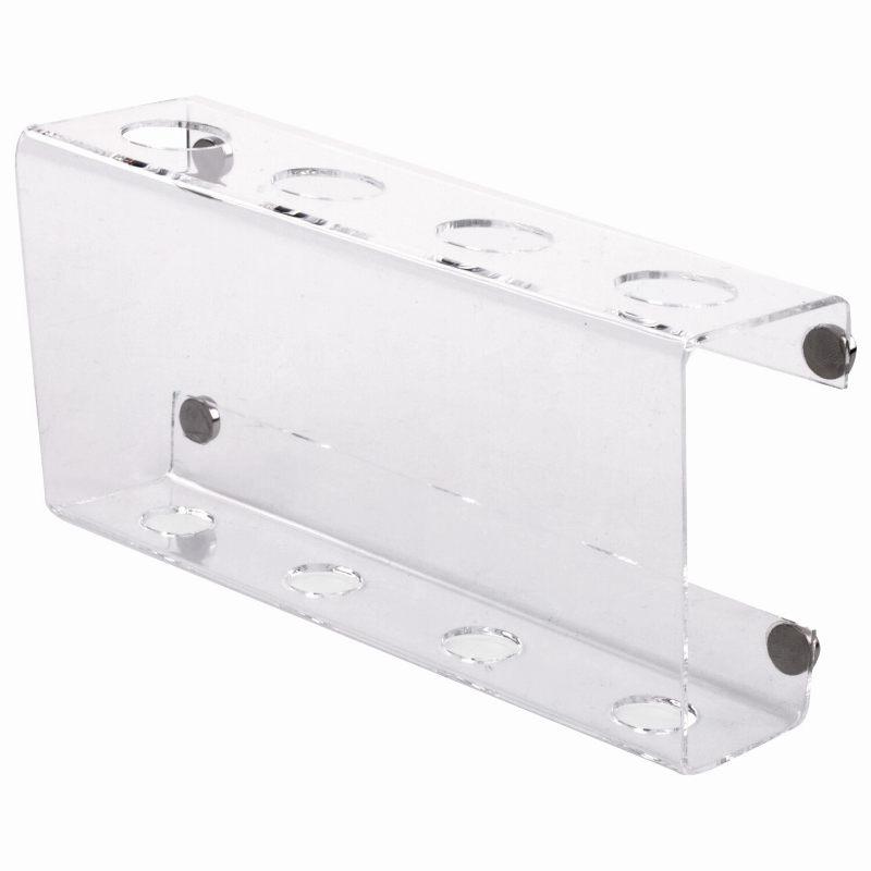 Держатель магнитный для 4 маркеров для доски BRAUBERG, 85*160 мм, прозрачный