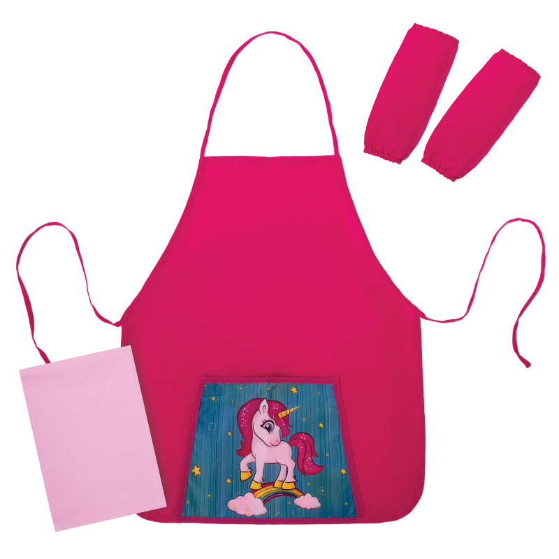 Набор для урока труда ЮНЛАНДИЯ "Neon unicorn" розовый