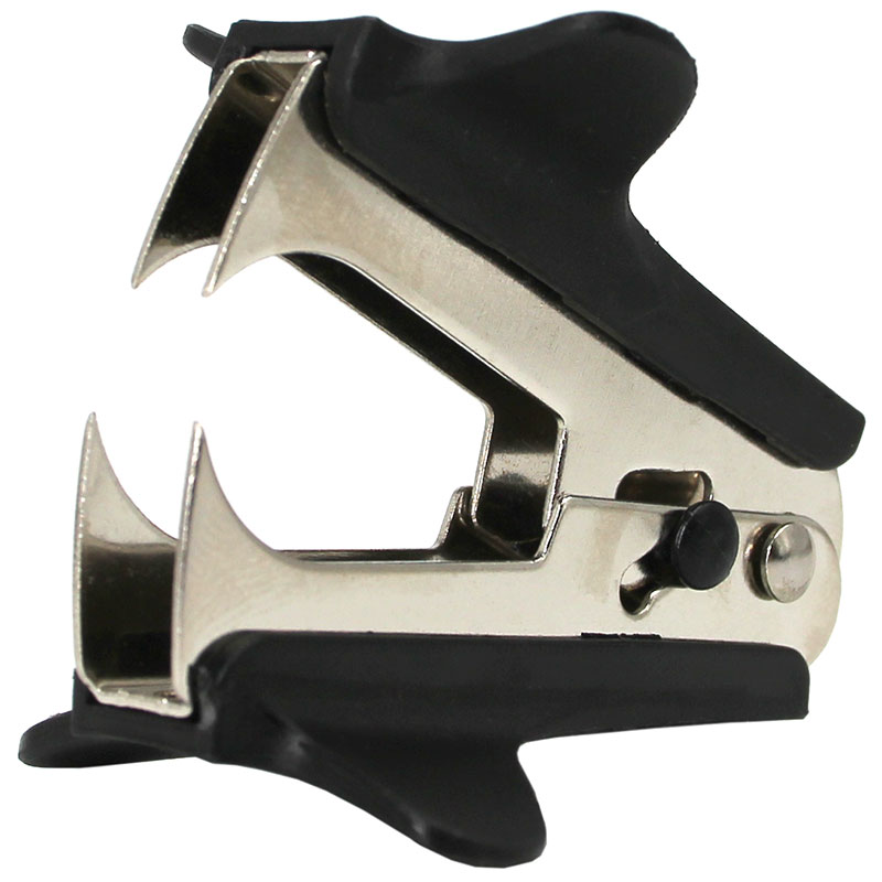 Антистеплер BASY "Mercyfan" №24/6, 26/6, с фиксатором, черный