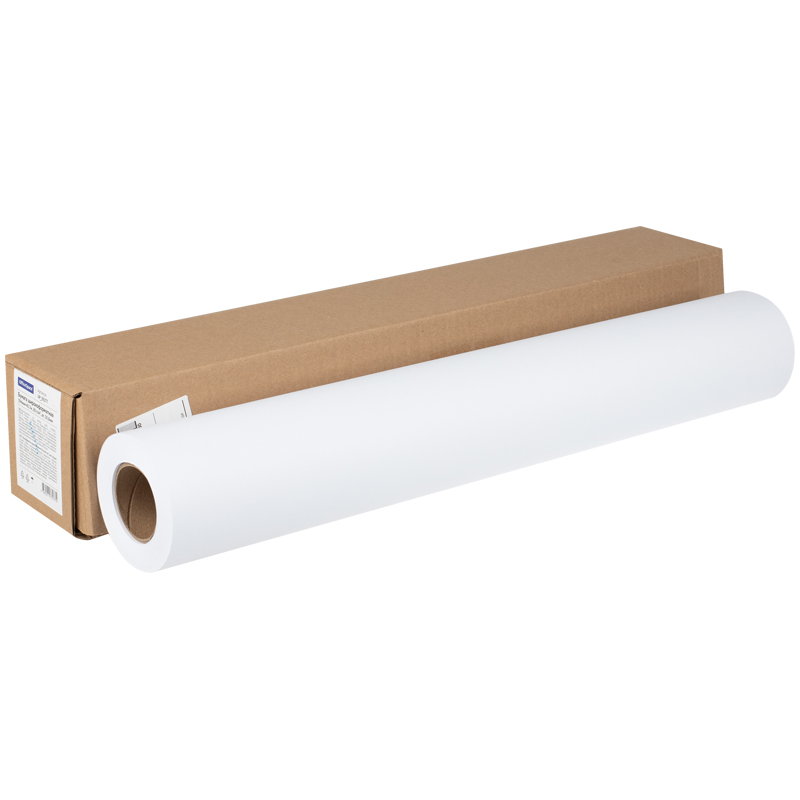 Бумага широкоформатная для плоттера OfficeSpace 80 г/м2, 594 мм* 45,7 м в рулоне