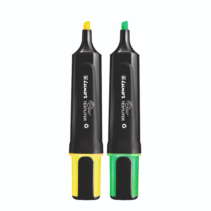 Набор текстовыделителей LUXOR "ECO" скошенный, 1-4.5 мм, ассорти, 2 цвета