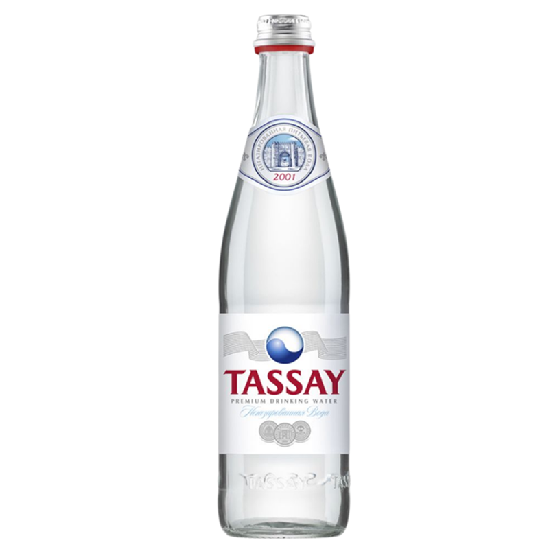 Вода питьевая TASSAY негазированная, стекло, 0.5 л