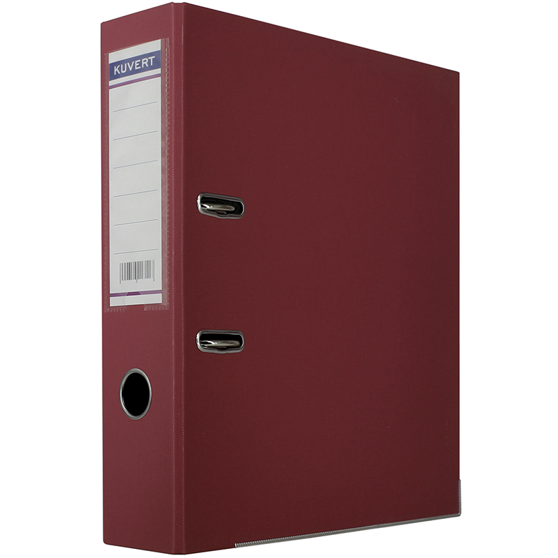 Папка-регистратор KUVERT А4, 72 мм, бордовый