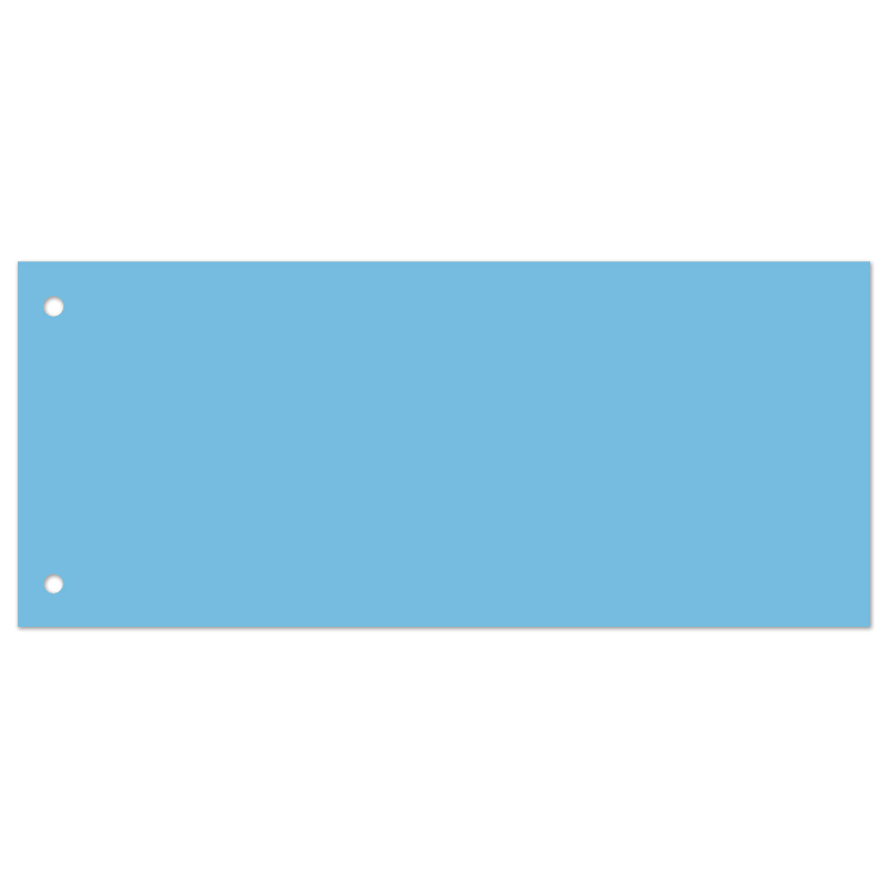 Разделитель листов BRAUBERG 240*105 мм, картон, 160 гр, 100 листов, голубой