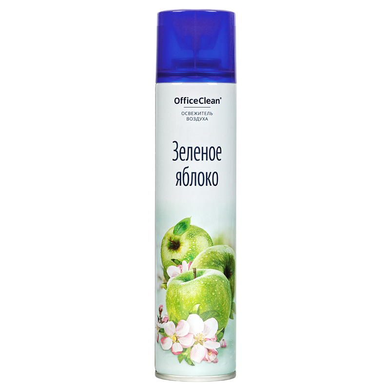Освежитель воздуха OfficeClean "Зеленое яблоко", 300 мл