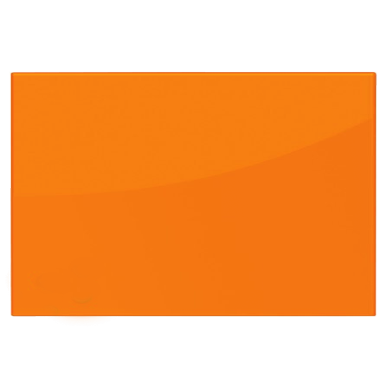 Доска стеклянная ASKELL "LUX" 90*120 см, магнитно-маркерная, 1-4 мм, оранжевая