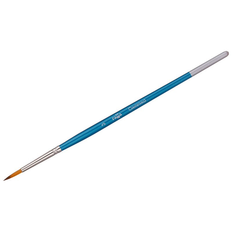 Кисть Гамма синтетика, круглая №03