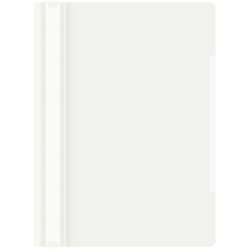 Папка-скоросшиватель БЮРОКРАТ А4, 160 мкм, белая