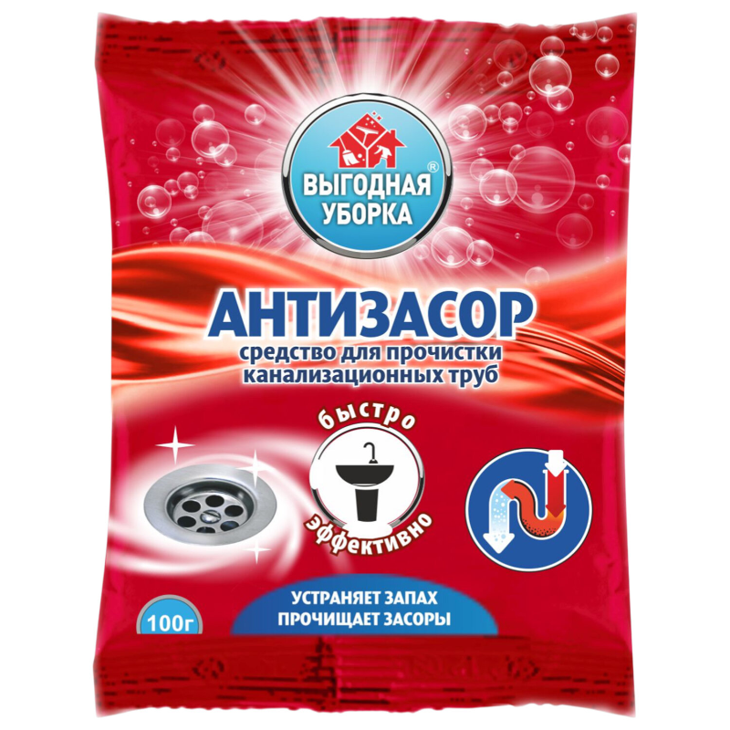 Средство для прочистки канализационных труб Ренессанс косметик "Выгодная уборка" 100 гр