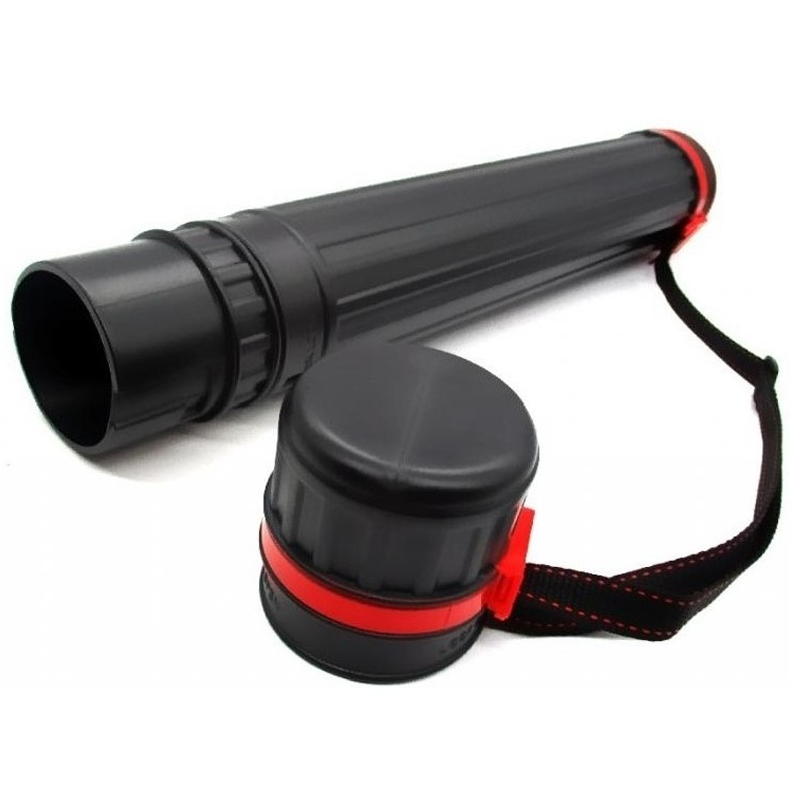 Тубус телескопический на шнуре, диаметр 75 мм, черный