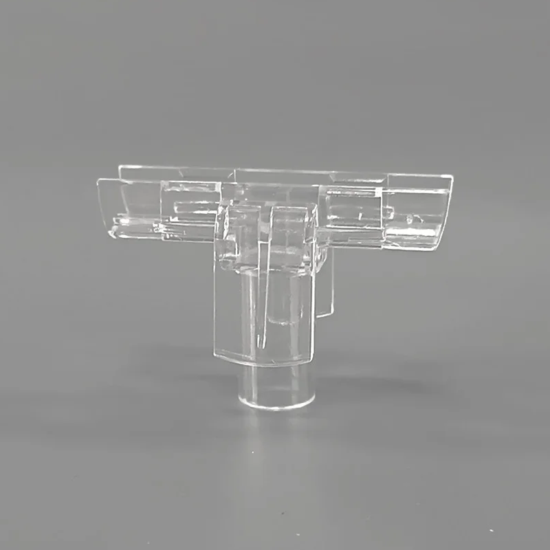 Пластиковый Т-держатель с боковыми фиксаторами T-S прозрачный