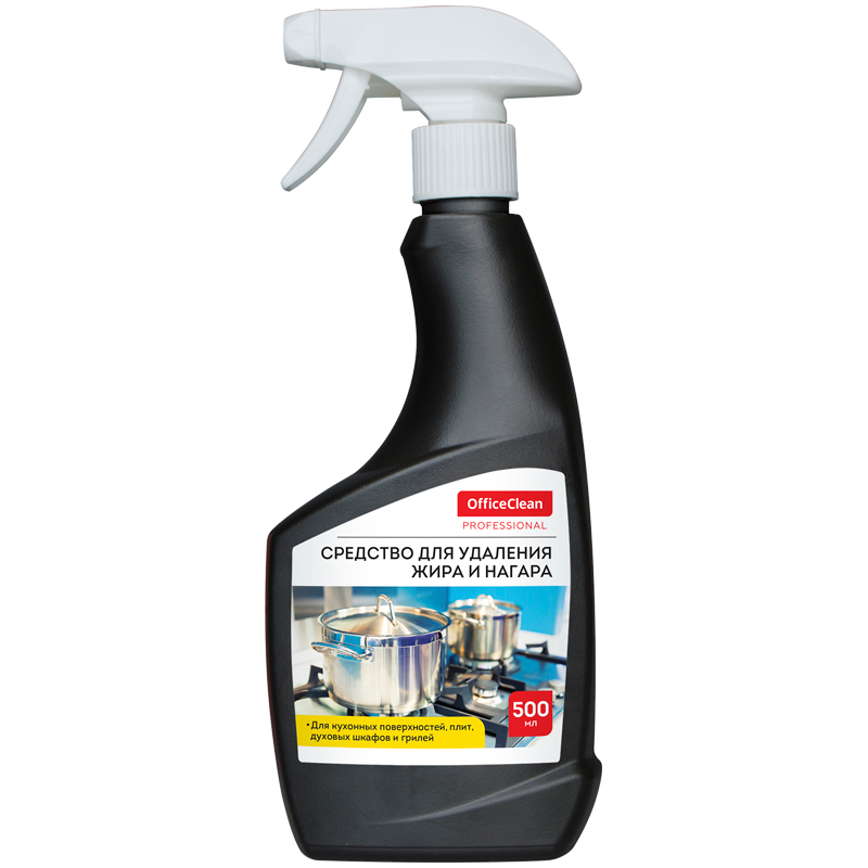 Чистящее средство от жира и нагара OfficeClean "Professional. Антижир" с дозатором, 500 мл