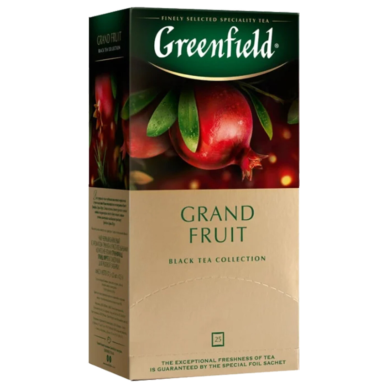 Чай GREENFIELD "Grand Fruit" черный, 25 пакетиков