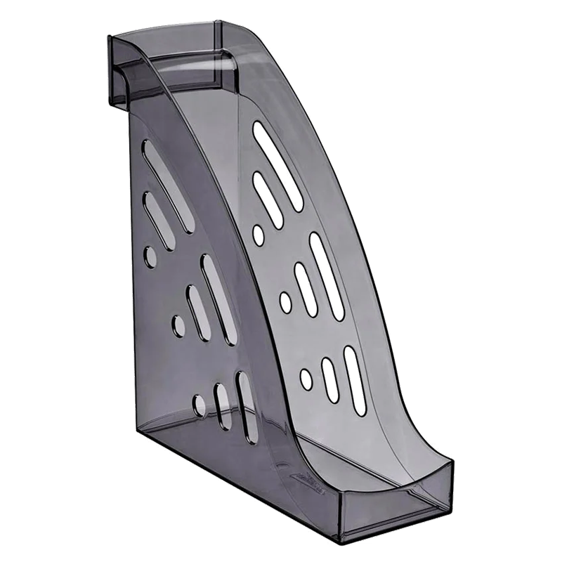 Лоток вертикальный СТАММ "ТОРНАДО" тонированный серый