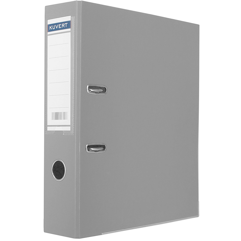 Папка-регистратор KUVERT А4, 72 мм, серый