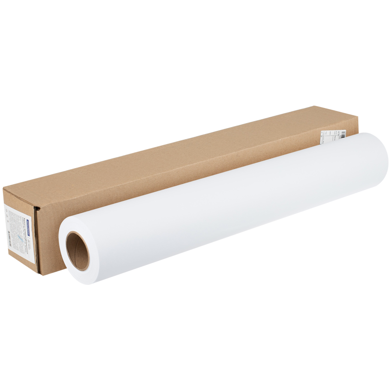 Бумага широкоформатная для плоттера OfficeSpace 80 г/м2, 610 мм* 45,7 м в рулоне