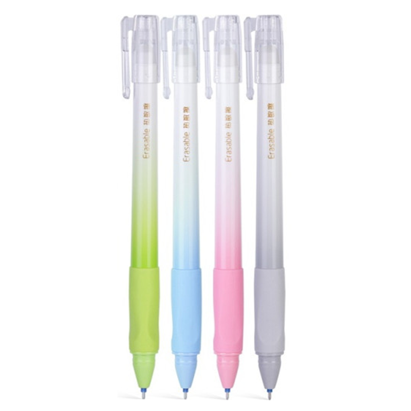 Ручка гелевая DELI "Smart Go" стираемая, 0.5 мм, корпус ассорти, синяя