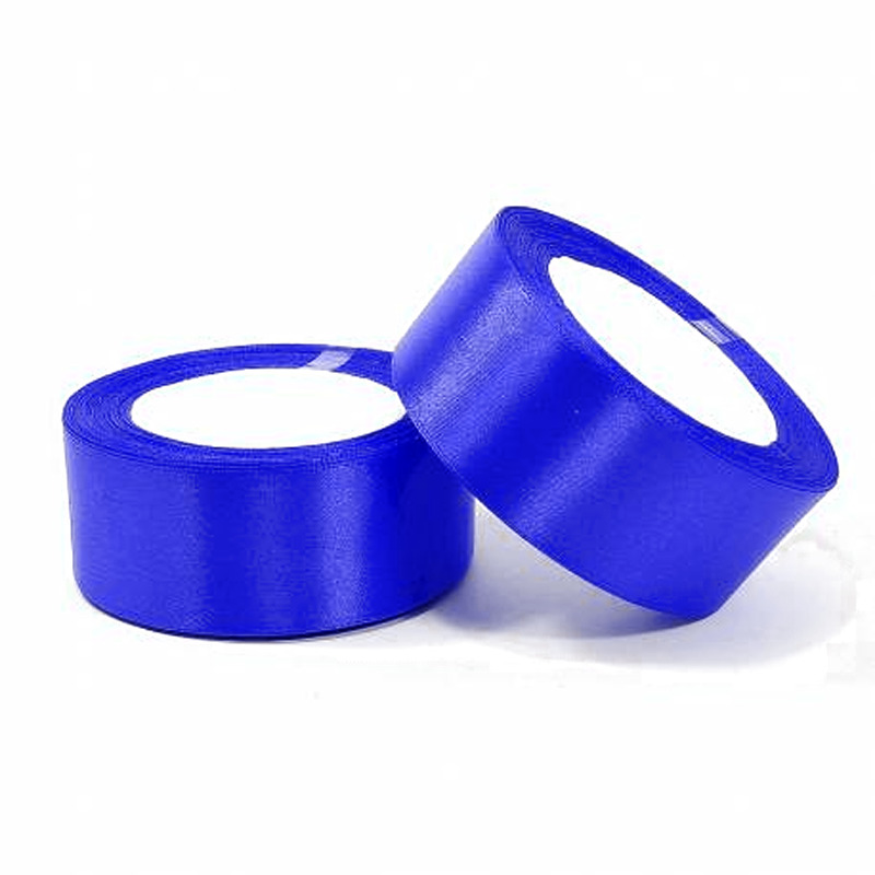 Лента атласная для прошивки документов длина 22 м, ширина 5 см, синяя