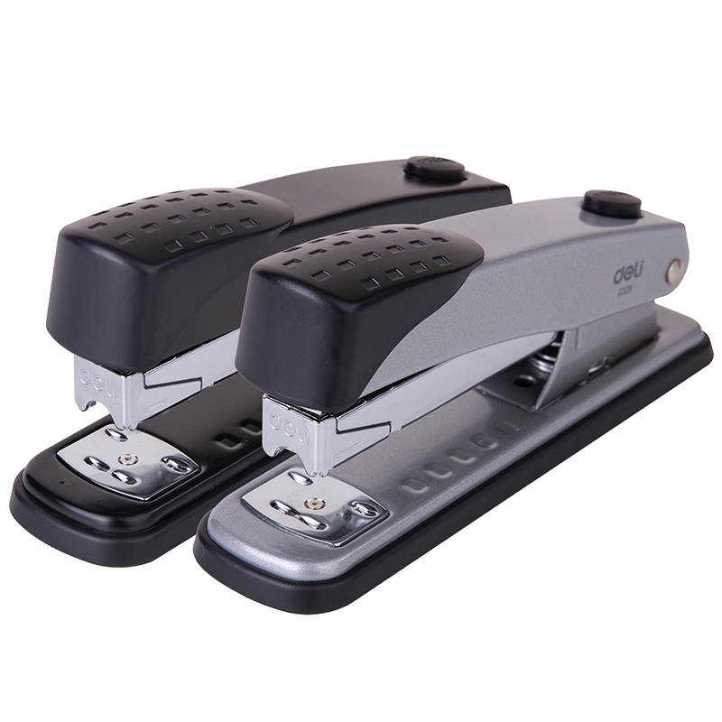 Степлер до 25 листов DELI "0328" металл, №24/6-26/6, ассорти